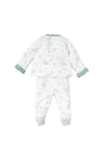 Babidu Baby Print Two Piece Set, Green Multi