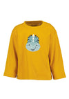 Blue Seven Baby Boy Dinosaur Long Sleeve Top, Yellow