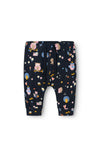 Name It Baby Girl Vandora Print Pant, Dark Sapphire