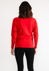 Barbara Lebek V Neck Knit Sweater, Red