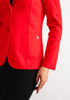 Barbara Lebek Single Breasted Blazer, Red