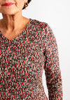 Barbara Lebek Patterned Top, Red Multi