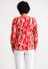 Barbara Lebek Patterned Top, Red Multi