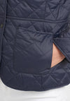 Barbour Womens Deveron Quilted Jacket, Navy