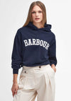 Barbour Womens Northumberland Hoodie, Navy