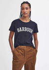 Barbour Northumb Logo T-Shirt, Navy