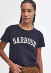 Barbour Northumb Logo T-Shirt, Navy