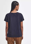 Barbour Northumb Logo T-Shirt, Navy