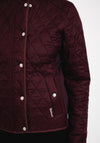 Barbour Womens Yarrow Quilted Jacket, Burgundy