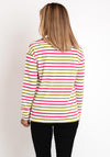 Barbour Womens Sapphire Striped Top, White Multi