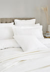 Bedeck Vendi Silver Infused Cotton Duvet Cover, White