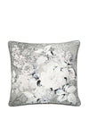 Bedeck Amalia Paisley Print Cushion 50x50cm, Silver