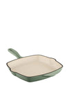 Belleek Living Cast Iron Grill Pan, Green