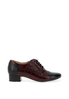 Bioeco by Arka Croc Print Brogues, Red