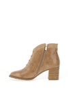 Bioeco By Arka Leather Block Heel Boot, Camel