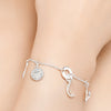 Newbridge Multi-Charm Bracelet, Silver