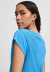 B. Young Rosa V Neck Top, Palace Blue