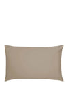 Bedeck 400 Thread Count Large Standard Pillowcase Pair, Truffle
