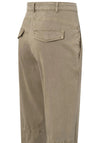 YAYA Cargo Pants with Elastic Cuff, Brown