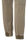 YAYA Cargo Pants with Elastic Cuff, Brown