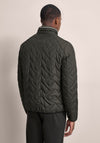 Bugatti Air Series Quilted Bomber Jacket, Olive Green