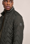 Bugatti Air Series Quilted Bomber Jacket, Olive Green