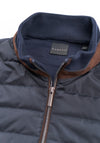 Bugatti Quilted Gilet, Navy