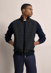 Bugatti Quilted Gilet, Navy