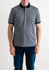 Bugatti Printed Polo Shirt, Navy