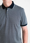 Bugatti Printed Polo Shirt, Navy