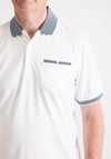 Bugatti Pocket Polo Shirt, White