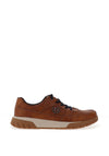 Bugatti Lace Up Casual Shoes, Cognac