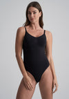 Bye Bra Seamless Ultra Low Back Bodysuit, Black