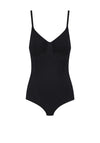 Bye Bra Seamless Ultra Low Back Bodysuit, Black