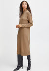 B.Young Morla Knit Midi Dress, Beige