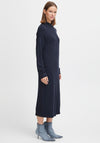 B.Young Morla Knit Midi Dress, Navy