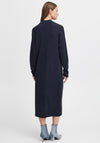 B.Young Morla Knit Midi Dress, Navy