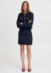 b.young Tweed Mini Pencil Skirt, Navy