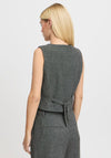 B.Young Etona V Neck Waistcoat, Grey