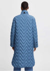 B.Young Amaxa Quilted Long Coat, Blue