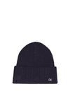 Calvin Klein Chunky Rib Knit Beanie, Black