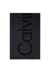 Calvin Klein Logo Print Scarf, Black