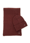 Calvin Klein Wool Cashmere Blend Gift Set, Burgandy