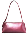 Calvin Klein Logo Embossed Shoulder Bag, Burgundy