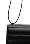 Calvin Klein Quilted Stripe Convertible Shoulder Bag, Black