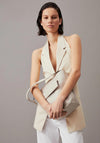 Calvin Klein Smooth Medium Bucket Bag, Sand