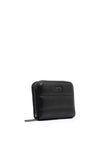 Calvin Klein Quilted Stripe Small Wallet, Black