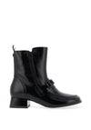 Caprice Buckle Detail Ankle Boots, Black