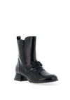 Caprice Buckle Detail Ankle Boots, Black