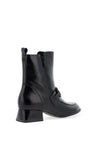 Caprice Buckle Detail Ankle Boots, Black